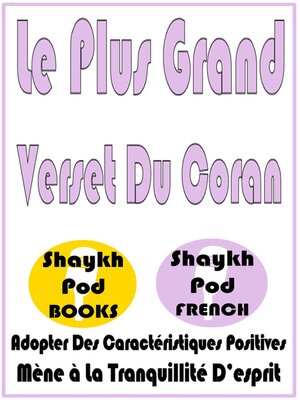 cover image of Le Plus Grand Verset Du Coran